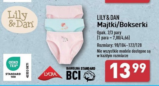 Bokserki chłopięce Lily & dan promocja