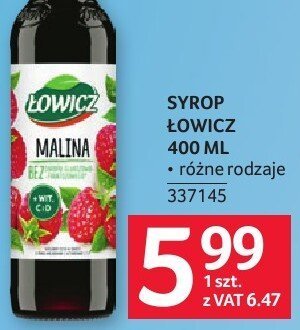 Syrop Łowicz 400 ml promocja w Selgros