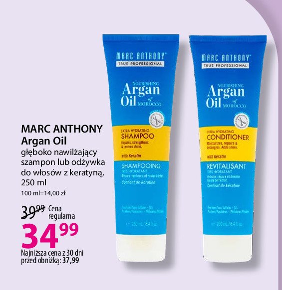 Odżywka do włosów Marc anthony argan oil promocja