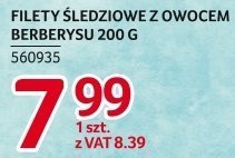 Filety śledziowe z owocem berberysu 200g promocja w Selgros