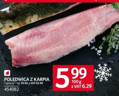 Poledwica z karpia promocja w Selgros