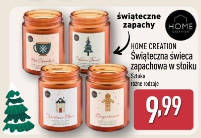 Świąteczna świeca zapachowa w słoiku  promocja w Aldi