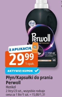 Płyn/Kapsułki do prania Perwoll promocja w Leclerc