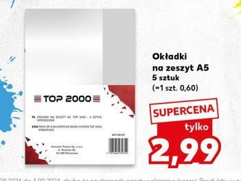 Okładki na zeszyty a5 Top-2000 promocja