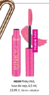 Tusz do rzęs HEAN Pinky Hot promocja w Hebe
