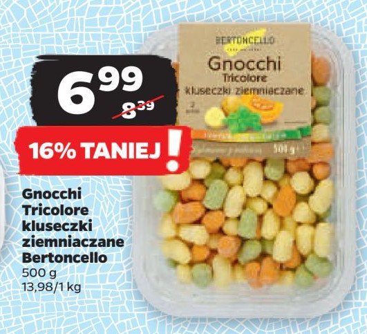 Gnocchi tricolore Bertoncello promocja