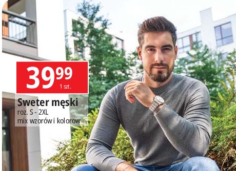 Sweter męski s - 2xl promocja