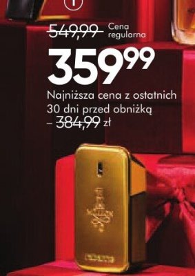 Perfum RABANNE 1 MILLION męska woda toaletowa promocja w Super-Pharm