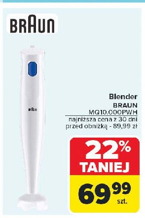 Blender mq10.000pwh Braun promocja