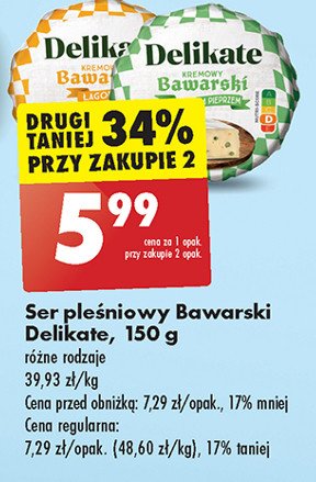 Ser bawarski Delikate promocja