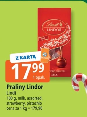Praliny Lindor Lindt promocja w Leclerc