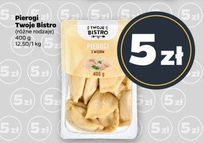 Pierogi Twoje Bistro różne rodzaje promocja w Netto