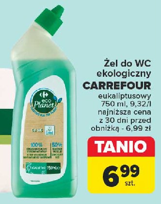 Żel do wc eukaliptus Carrefour eco planet promocja