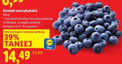 Borówki amerykańskie promocja w Lidl