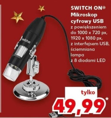 Mikroskop cyfrowy USB  promocja w Kaufland