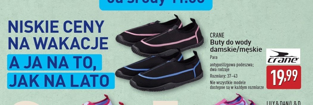 Buty do wody damskie CRANE promocja