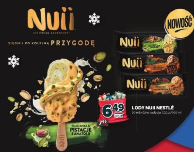 Lody Nuii Nestlé promocja w Stokrotka