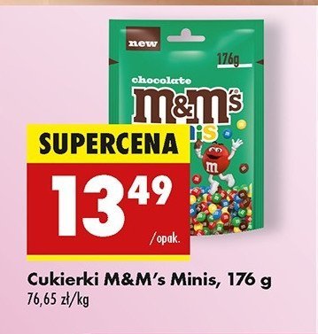 Draże czekoladowe minis M&m's promocja