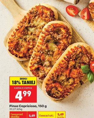 Pinsa Capriciosa promocja w Biedronka