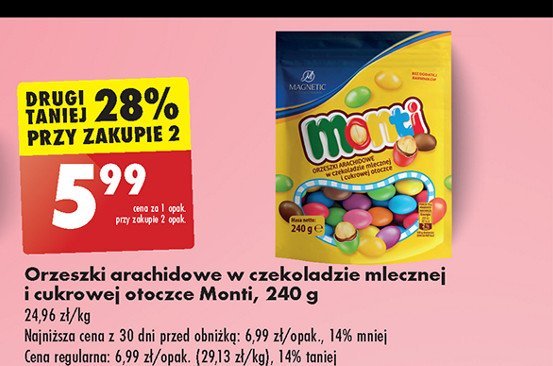 Draże monti Magnetic promocja