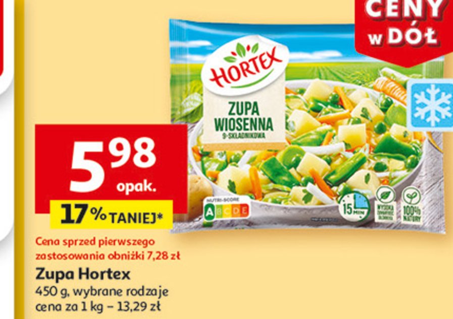 Zupa wiosenna 9-składnikowa Hortex promocja w Auchan