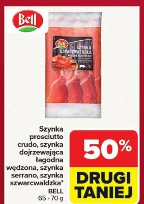 Szynka prosciutto crudo Bell promocja w Carrefour