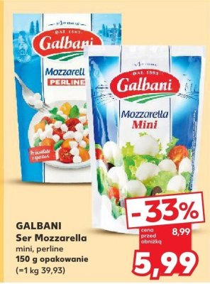 Ser Mozzarella mini, perline promocja w Kaufland