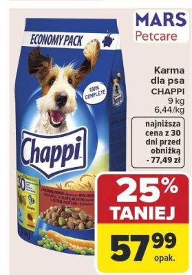 Karma dla psa Chappi Economy Pack promocja w Carrefour