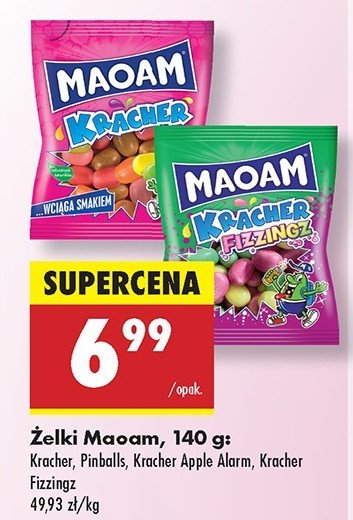 Guma rozpuszczalna pinballs Haribo maoam promocja