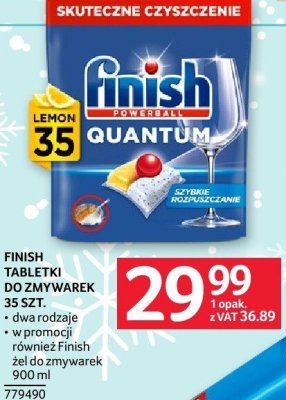 Tabletki do zmywarki FINISH TABLETKI DO ZMYWAREK 35 SZT. promocja w Selgros