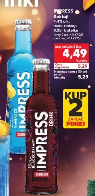 Koktajl 4,4% alk. różne rodzaje promocja w Kaufland