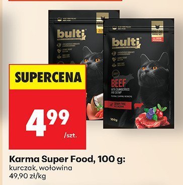 Karma dla kota Super Food wołowina promocja w Biedronka