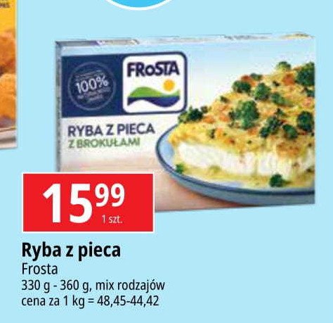 Ryba z pieca z sosem brokułowym Frosta promocja