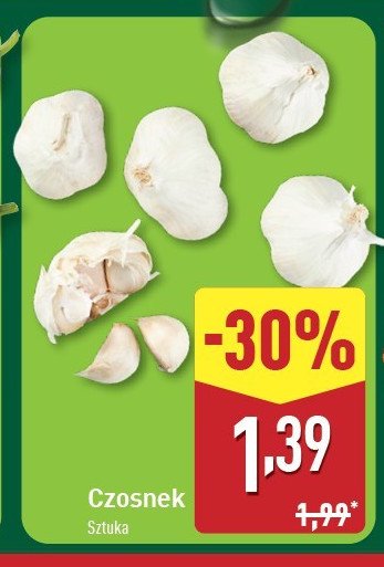 Czosnek promocja w Aldi