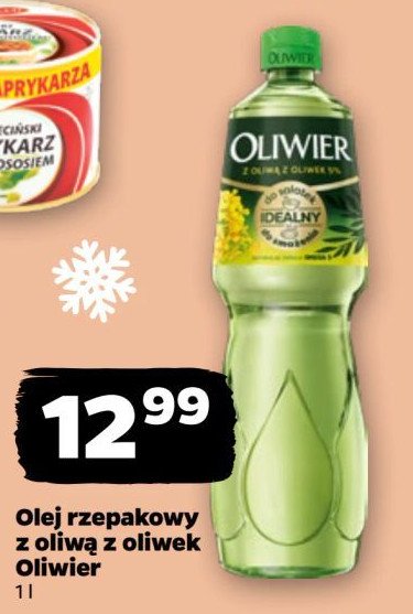 Olej z oliwą z oliwek Oliwier promocja w Netto