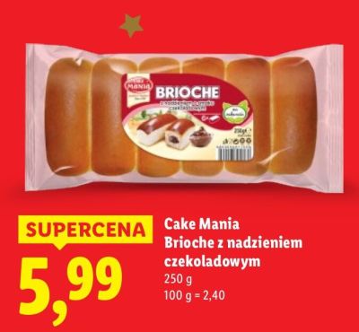 Brioche z nadzieniem czekoladowym  promocja w Lidl