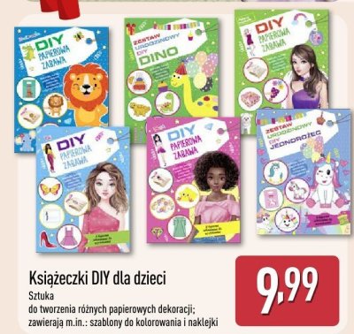 Książeczka Książeczki DIY dla dzieci promocja w Aldi