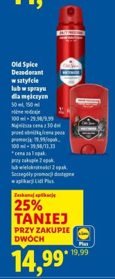 Dezodorant Old Spice Dezodorant w sztyfcie lub w sprayu dla mężczyzn promocja w Lidl