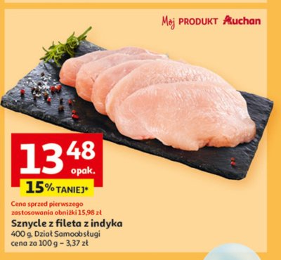 Sznycle z fileta indyka promocja