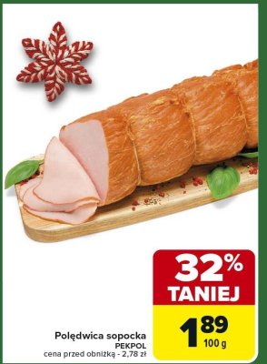 Polędwica sopocka PEKPOL promocja w Carrefour