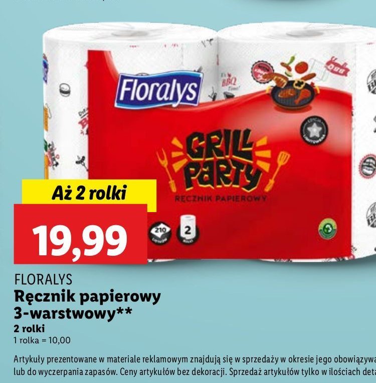 R臋cznik papierowy Floralys promocja