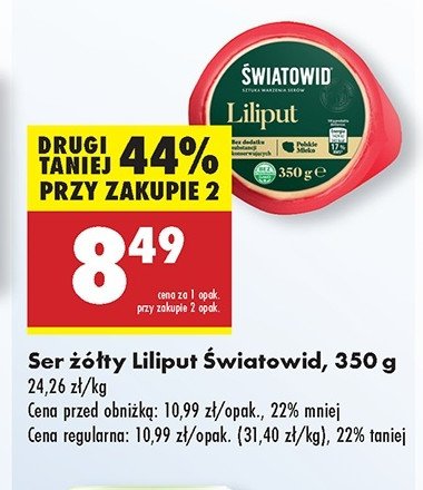 Ser liliput Światowid promocja w Biedronka