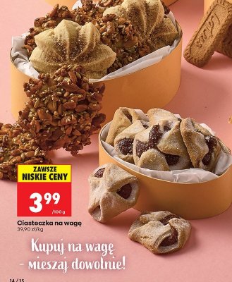 Ciasteczka na wagę promocja w Biedronka
