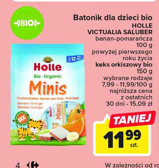 Keksy orkiszowe Holle promocja