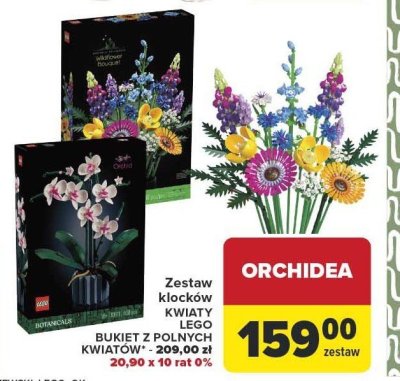 Zestaw klocków KWIATY BUKIET KWIATÓW - 20% 10 rat 0% promocja w Carrefour