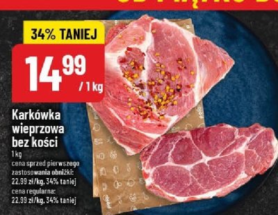 Karkówka wieprzowa bez kości promocja w POLOmarket