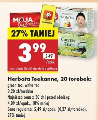 Herbata lemon Teekanne promocja