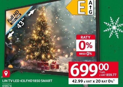 Telewizor LED UN TV LED 43LFHD1850 SMART 43" promocja w Selgros