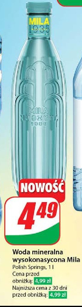 Woda Mila muszyna promocja