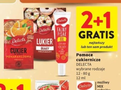 Pomocze cukiernicze DELECTA pomoc promocja w Intermarche